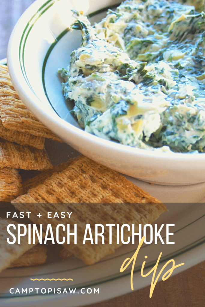 Fast and Easy Spinach Artichoke Dip