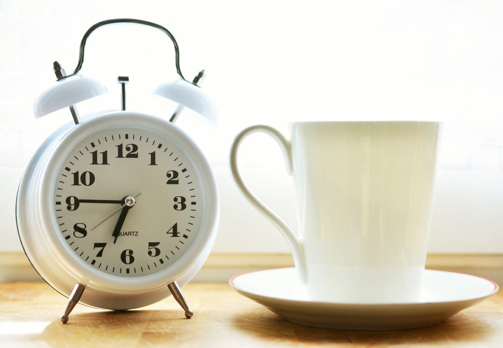 simplify your morning routine camp topisaw alarm clock coffee cup