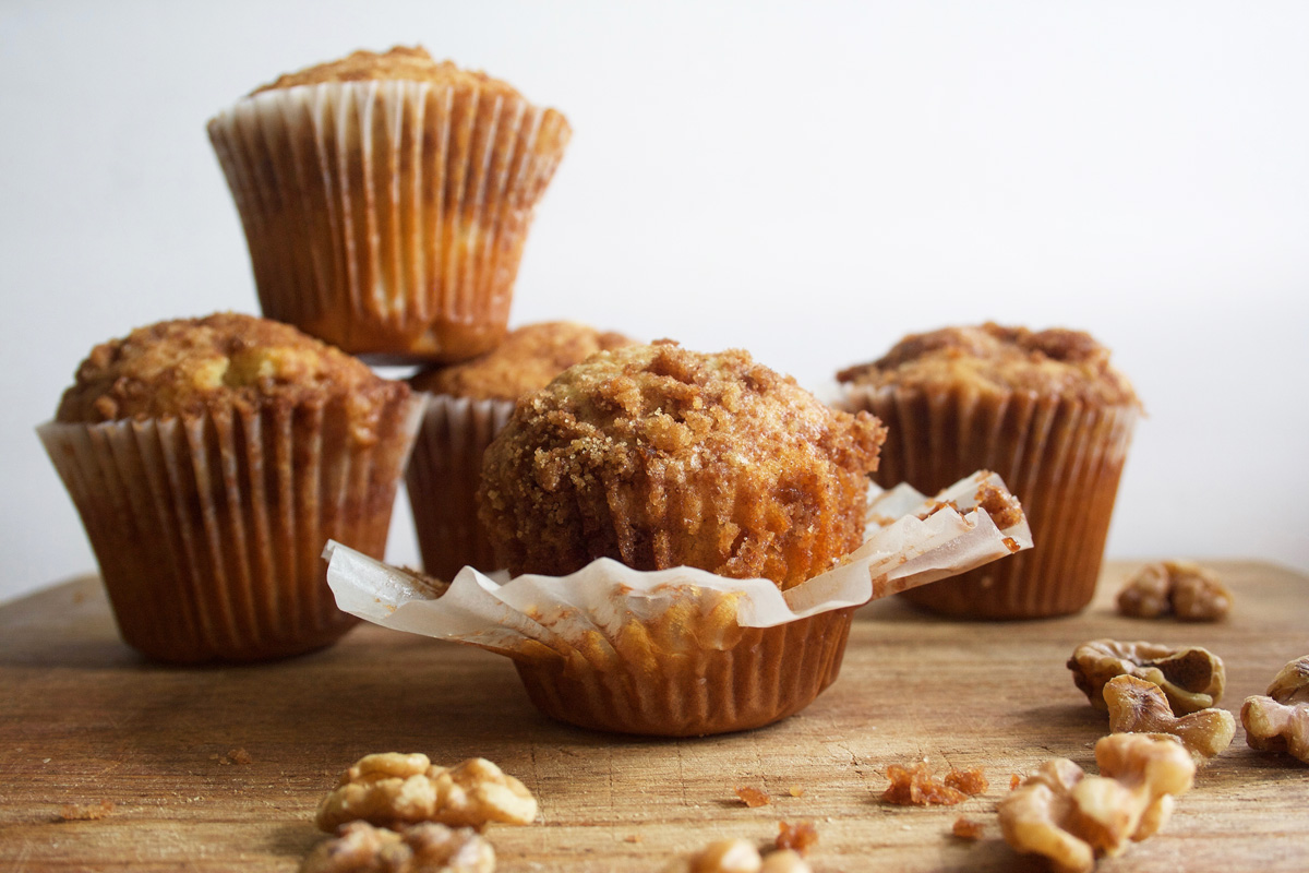 Apple Walnut Streusel Muffins6