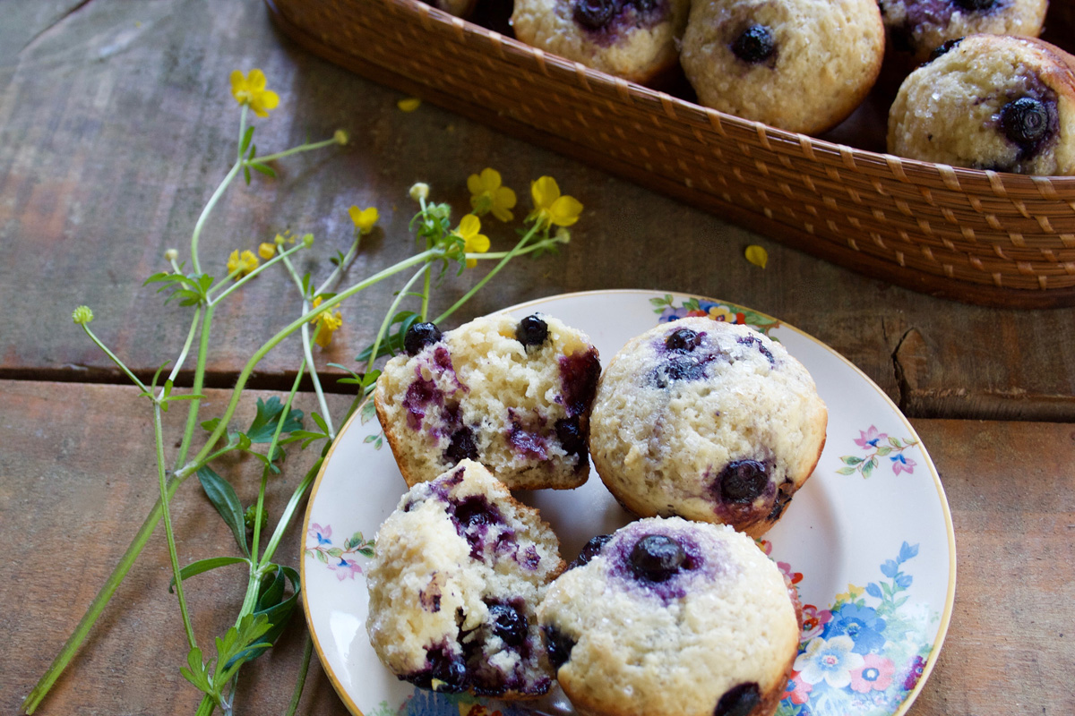 Blueberry Buttermilk Muffins