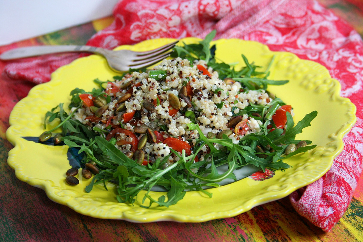 Mediterranean Herb Quinoa Salad