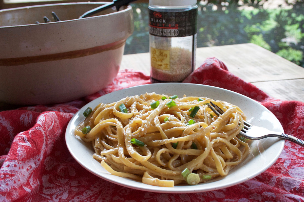 Sesame Peanut Butter Noodles