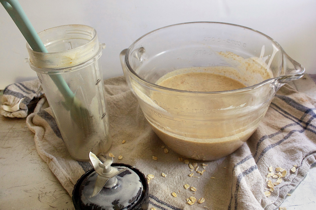 Chocolate Banana Breakfast Bar Batter