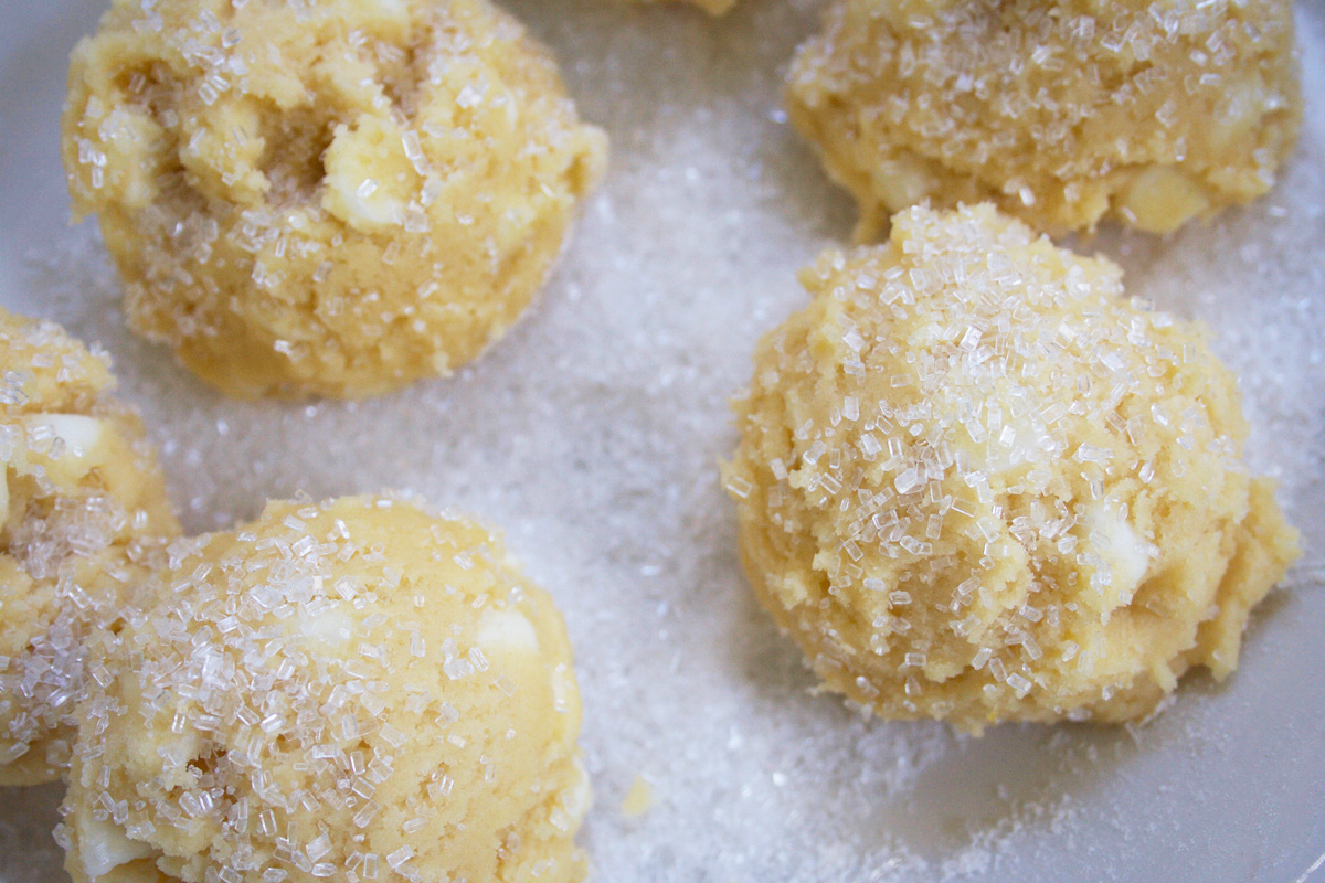 Creamsicle crinkle cookies