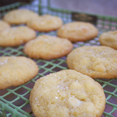 Creamsicle crinkle cookies