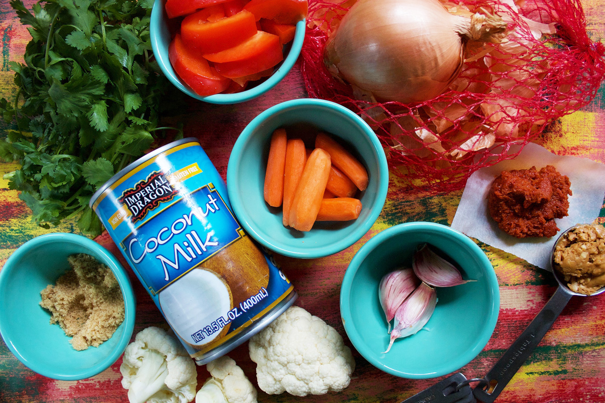 Easy Vegetable Curry Ingredients