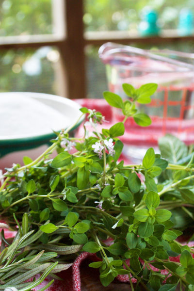Herbal Simple Syrup Ingredients