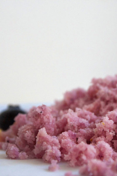 Lemon Blueberry Lip Scrub