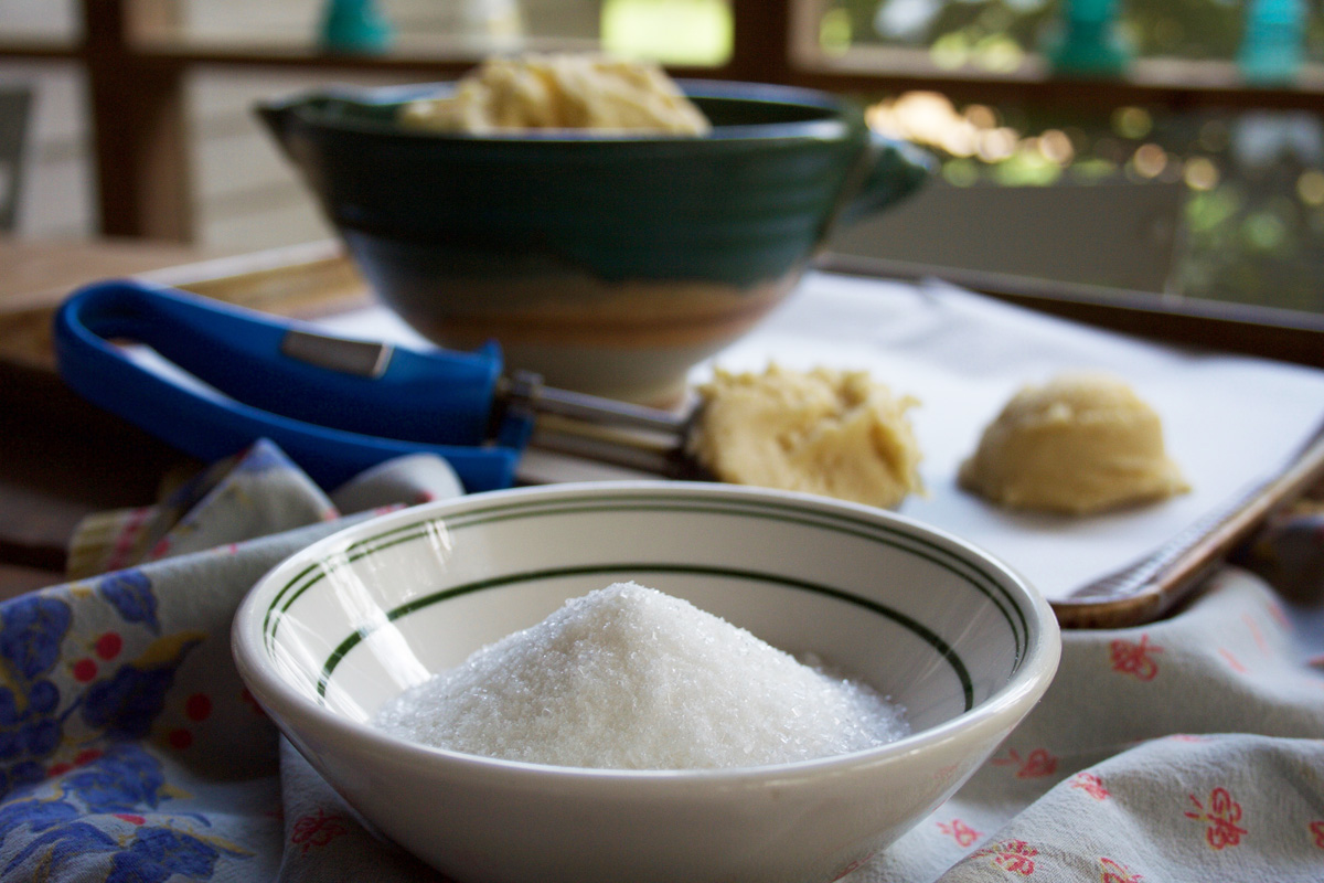 Chewy Lemon Crinkle Cookies