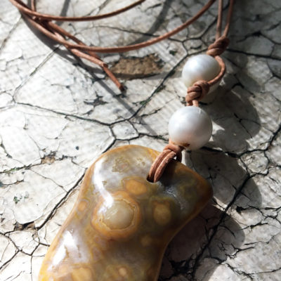 rock necklace pendant