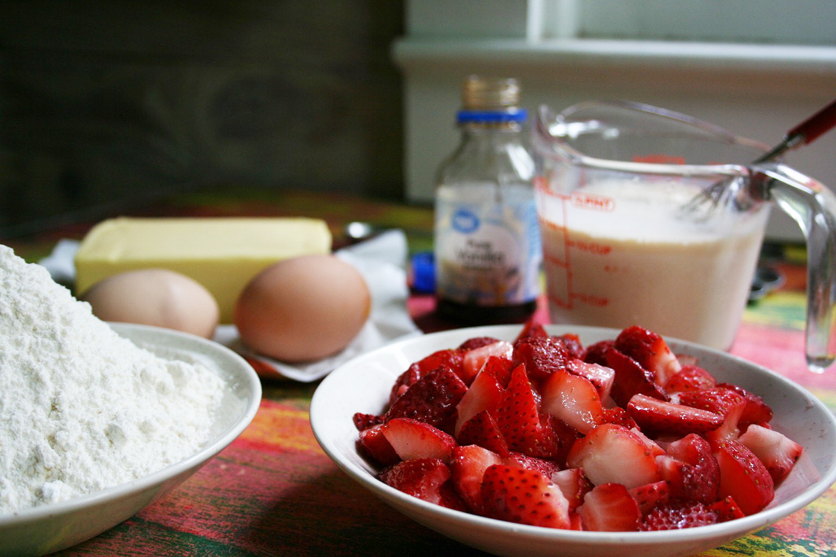 Strawberry Buttermilk Scones Ingredients