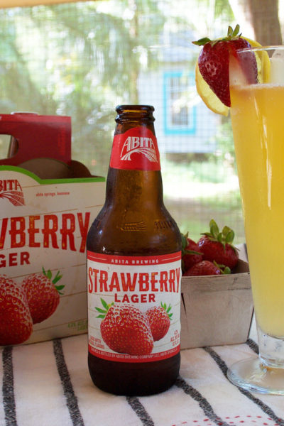 Strawberry Lemonade Shandy