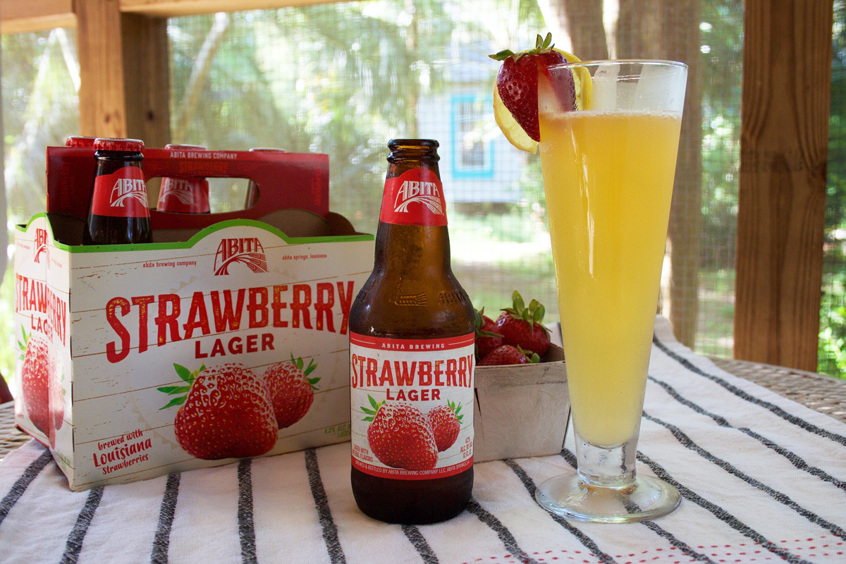 Strawberry Lemonade Shandy